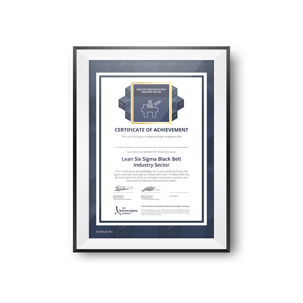 Black Belt Manufacturing certificate